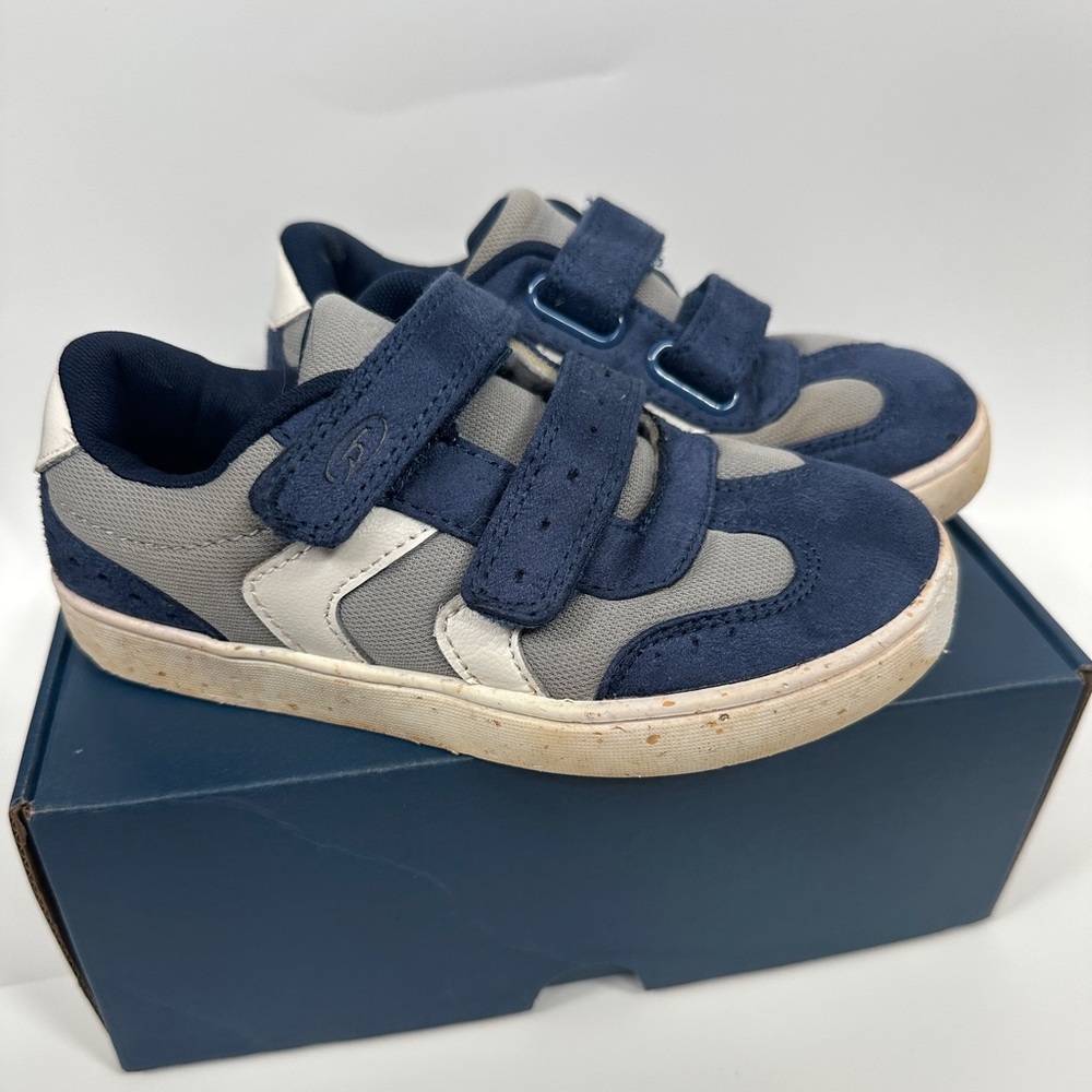 Dr.Scholl’s Kids/Toddler Navy & Gray Velcro Sneakers Size 12 M.